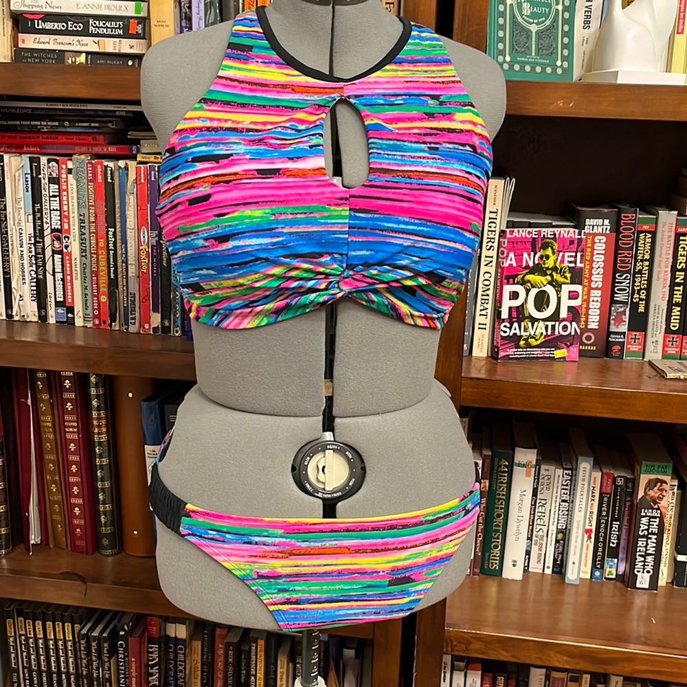 Zelos Multi-color Keyhole Bikini